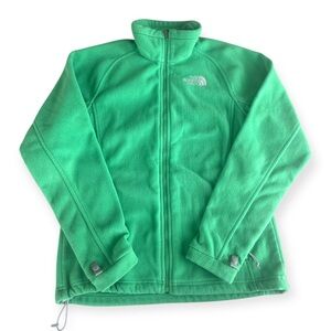 The North Face Green Fleece Full Zip Jacket